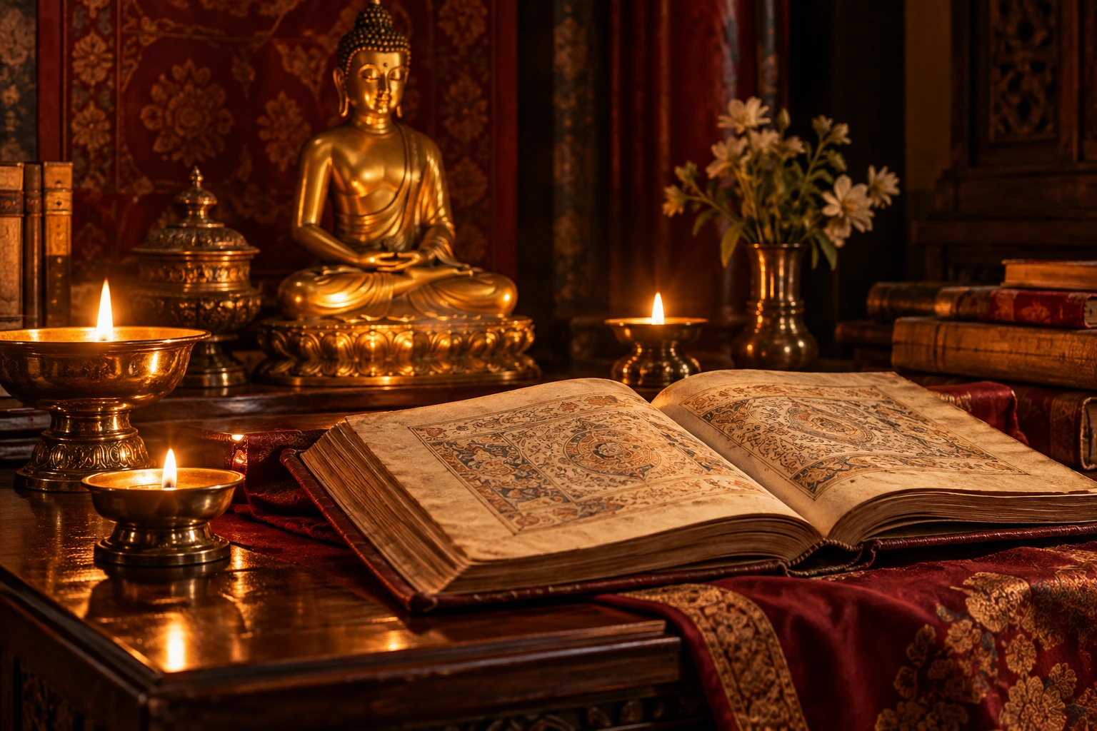 Golden Buddha statue